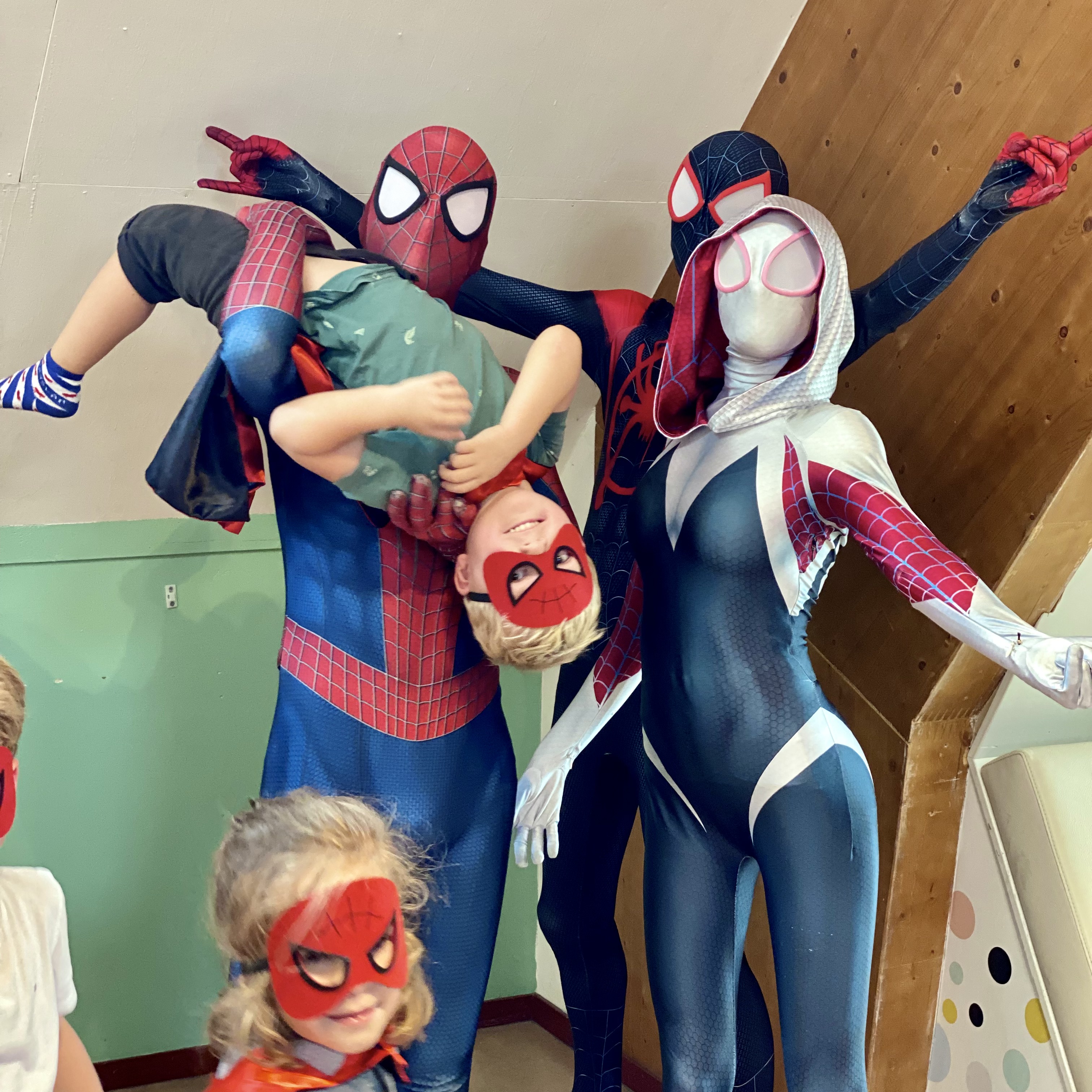 The Spideys | Spiderman | Miles Morales | Ghost-Spider | Meet and Greet | Kinderfeestje | Evenement