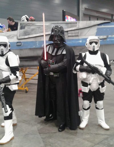 Darth Vader en Scout Troopers 1